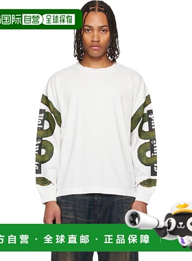 1h可退 潮奢 Palm Angels 棕榈天使 男士 白色 Snake Box Logo 长