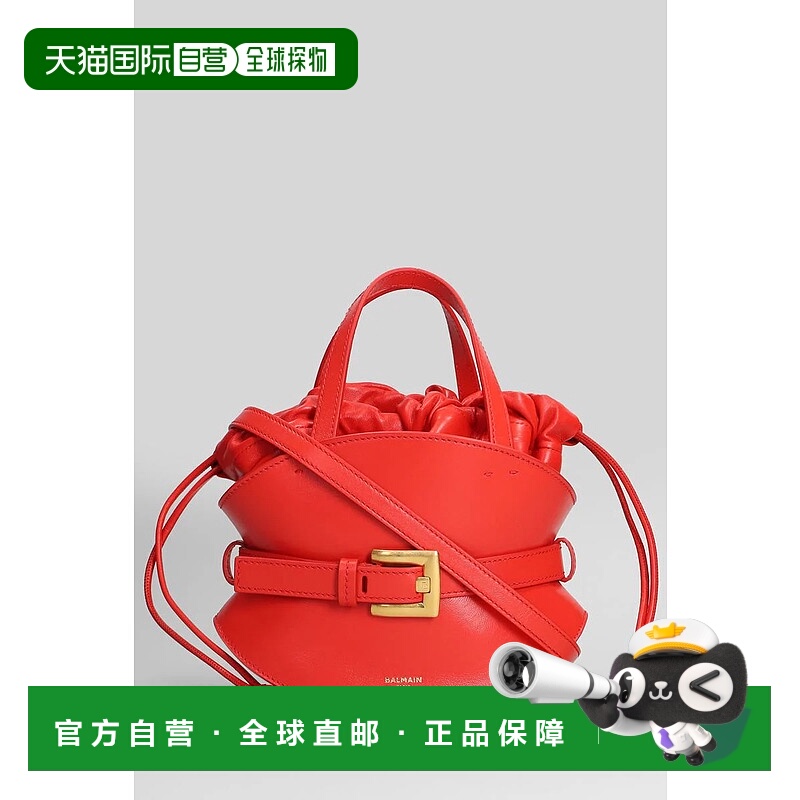 1h可退 BALMAIN 女士单肩包 428187FN0DP017LMTE AW2025 红色
