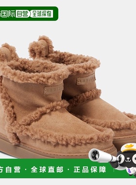 1h可退 潮奢 Inuikii 女士 经典款绒面革短靴 beige米色 舒适时尚