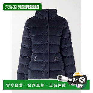 1h可退 潮奢 Moncler 盟可睐 女士 Barante 绗缝天鹅绒连帽羽绒夹