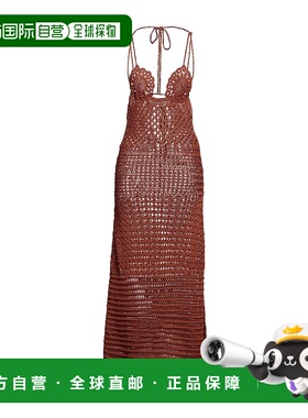 1h可退 潮奢 Alanui 女士 长款连衣裙 brown棕色 舒适时尚长裙