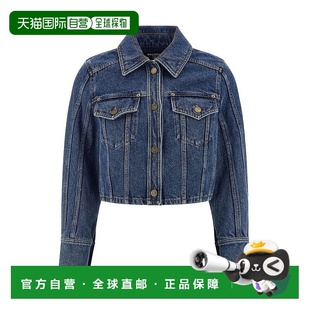 巴尔曼 Balmain 女士 短款 GF1TC215DG0 1h可退 褪色牛仔夾克 潮奢