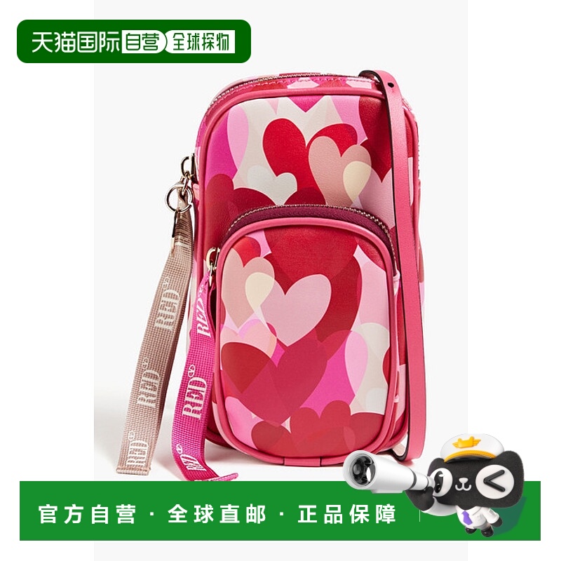 1h可退 潮奢 Red Valentino 红 华伦天奴 女士 phone 印花小包 Q2