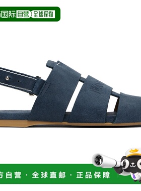 1h可退 潮奢 J.W. Anderson 女士 蓝色 Stripe 凉鞋 SN0084LA0359