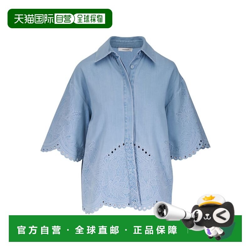 1h可退 潮奢 ZIMMERMANN 女士 "DAYLIGHT" 牛仔布衬衫 7214TRS263,女装/女士精品,衬衫,淘宝优惠券,粉丝福利购,淘宝优惠卷