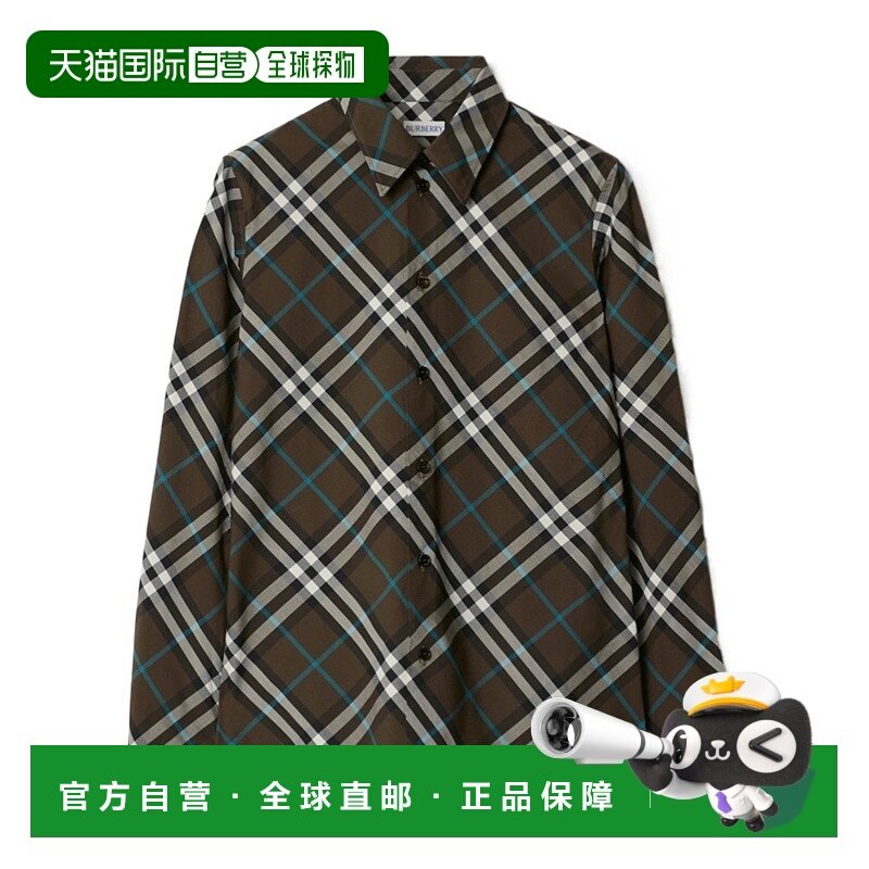 BURBERRY 女士外套 81037181 SS2025 花色 格纹衬衫