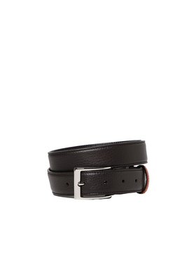 HOGAN 男士腰带 KFMC00N1100Q797D54 SS2024 黑色 方形带扣腰带