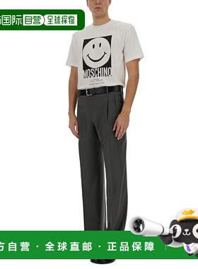 1h可退 MOSCHINO 男士T恤 072302411001-0 SS2025 白色 T-SHIRT C