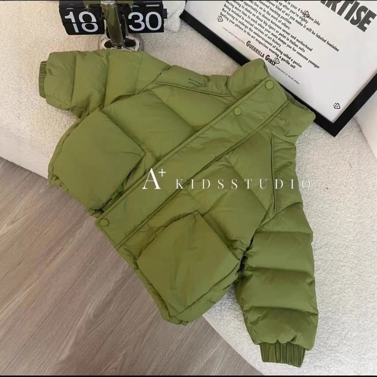 M909儿童羽绒棉服秋冬装加厚男女童棉衣宝宝中大童装棉袄外套外贸