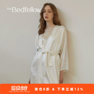 forbedfellow真丝睡衣女吊带裙睡袍套装丝绸高级感新娘晨袍居家服