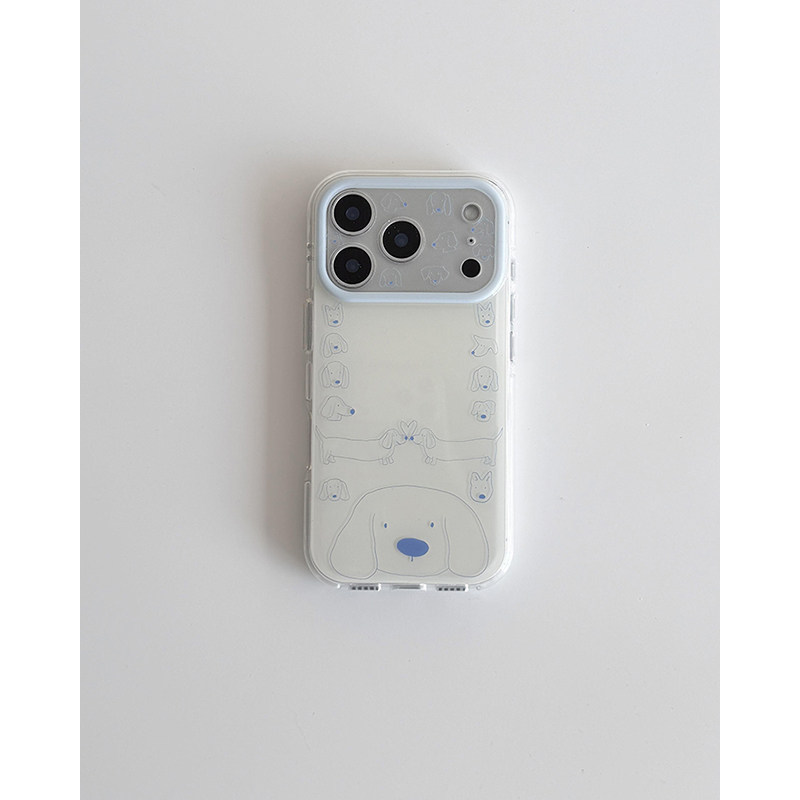 欧略 小众简约蓝色线条腊肠狗适用苹果17promax手机壳15新款iPhone16可爱卡通17pro防摔保护套15pro超火女款,3C数码配件,手机保护套/壳,淘宝优惠券,粉丝福利购,淘宝优惠卷