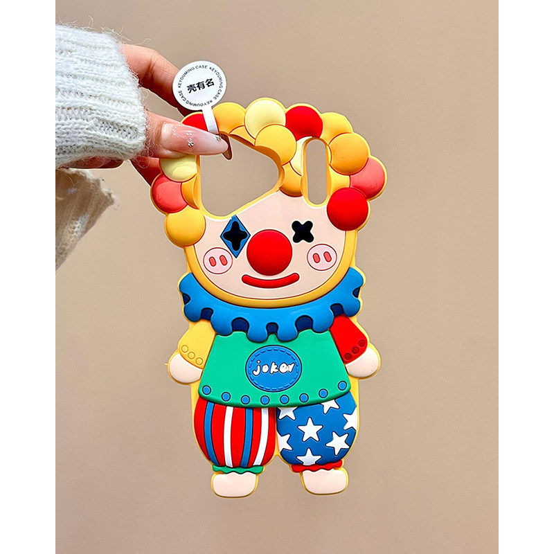 欧略 趣味搞怪可爱红鼻子小丑适用苹果17promax手机壳15新款iPhone16硅胶14独特好看13防摔保护套17pro女软壳,3C数码配件,手机保护套/壳,淘宝优惠券,粉丝福利购,淘宝优惠卷
