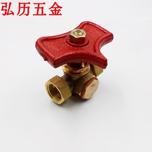 全铜阀体加厚高压三通旋塞锅炉考克压力表蒸汽旋塞阀4分-M20*1.5