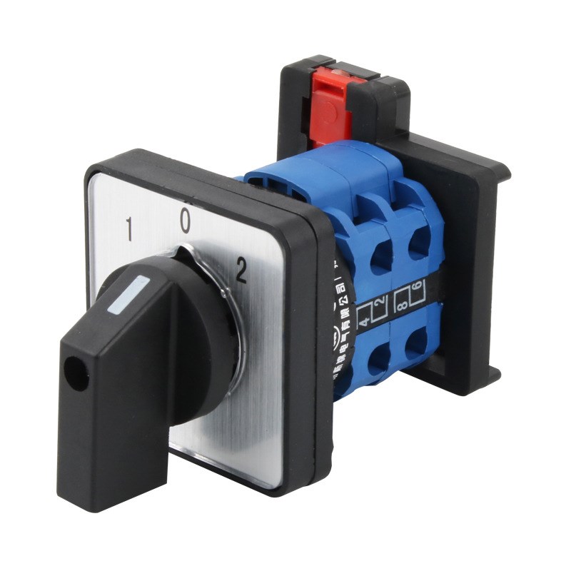 LW26-20/2万能转换开关三档导轨安装旋转倒顺双V电源切换正反转