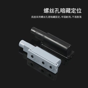 一字短款隐形柜门反弹器 带磁反弹铰链门碰免装拉手 自.弹器按压