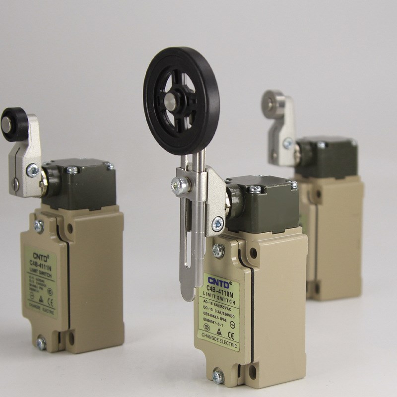 电气微动行程开关C4Bs-4118N 限位开关金属滚轮开关