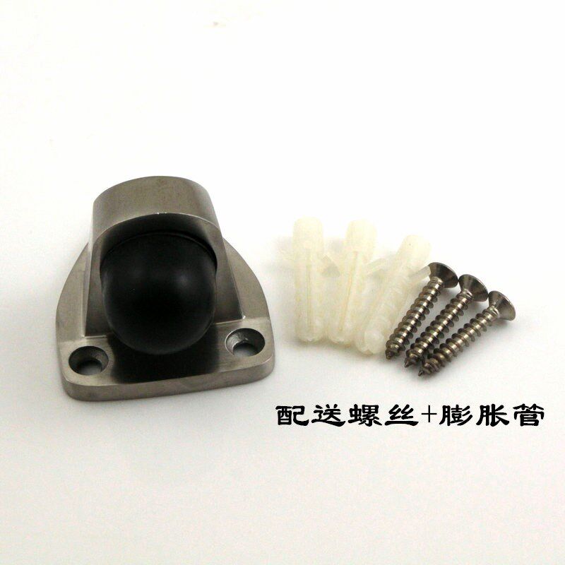 精铸 304不锈钢挡卫生间门门阻顶防撞门碰加长门玻璃门橡胶位器