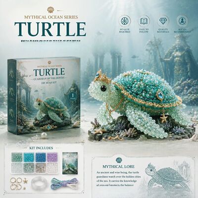 跨境亚马逊创意热销Mythical Ocean DIY Bead Kit海洋DIY串珠套装