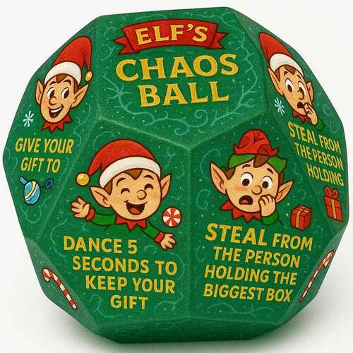 Hilarious Christmas Gift Ex Party GameDice圣诞骰子