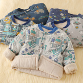 校服神器儿童冬季 小棉袄宝宝加厚外套内胆夹棉男童加绒保暖上衣