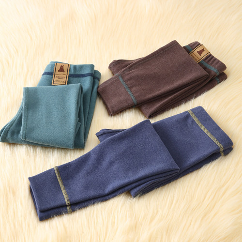 儿童德绒保暖裤有弹力