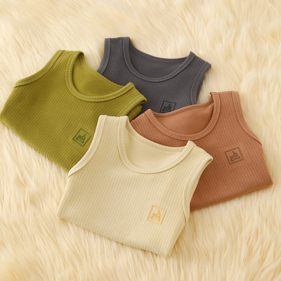 嘟比小马A类天丝慕容条保暖背心