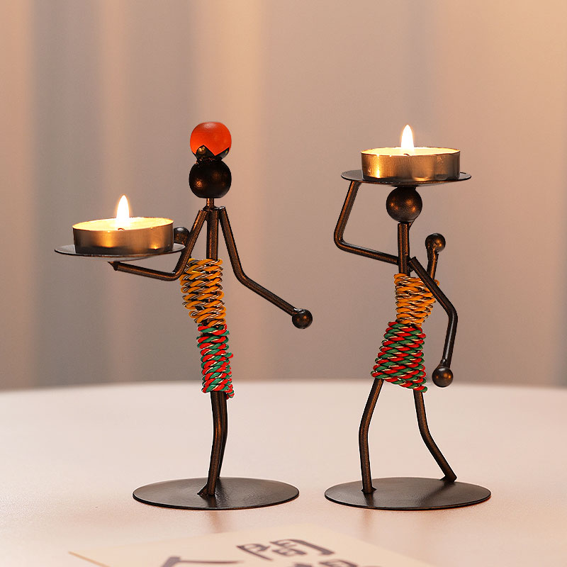 烛台创意铁艺简约现代蜡烛台
