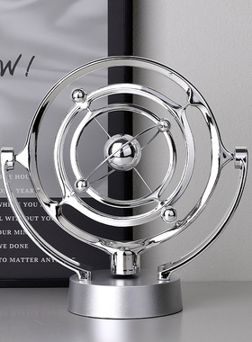 ins风高级感办公室桌面永动仪 创意银河星系抽象装饰品拍照道具