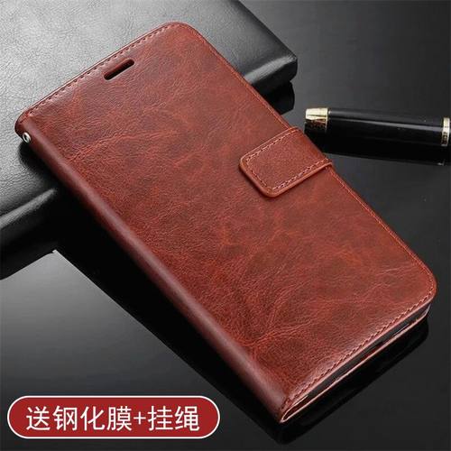简约翻盖式oppo防摔钢化膜手机壳