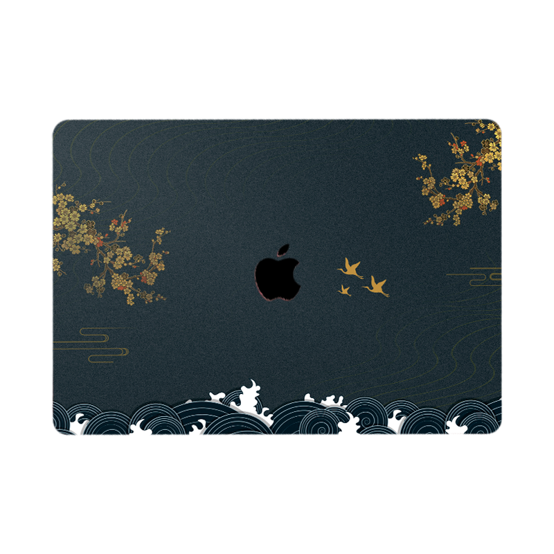 2024新款适用苹果macbookair保护壳mac笔记本M2电脑pro套macpro14寸贴纸13透明macbookm2贴膜M1配件15软16 M3