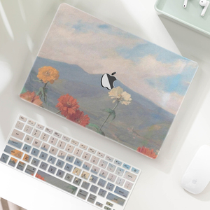 2021款macbookpro保护壳13寸苹果电脑保护套macbook笔记本air外壳2021超薄14创意16磨砂2019防摔13.3硅胶软M1