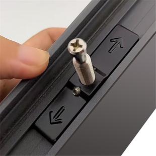 断桥铝合金推拉门锁点锁扣阳台门移门单点锁配件螺丝五金件锁座