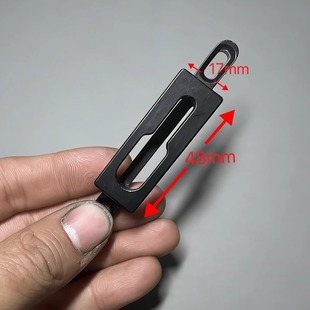 hopo推拉门锁钩锁扣移门钩锁阳台门配件勾座搭扣卡扣黑色单点锁座