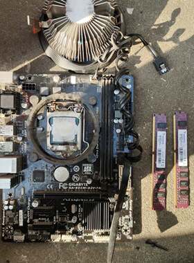 可维修包好包退技嘉GA-B85M-D2V-TM主板，下来的，带