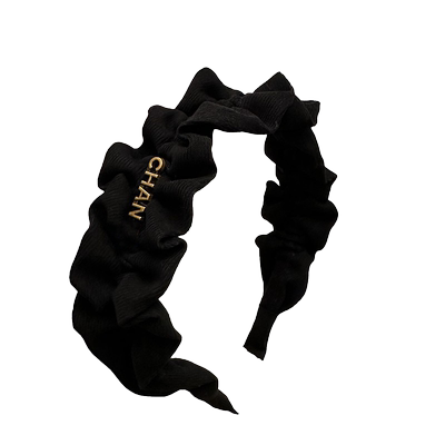 丽超发箍布艺日韩褶皱花边