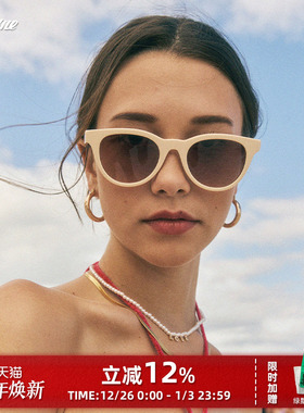 Fakeme 迪丽热巴同款防紫外线圆框眼镜墨镜防晒复古太阳镜女Lowry