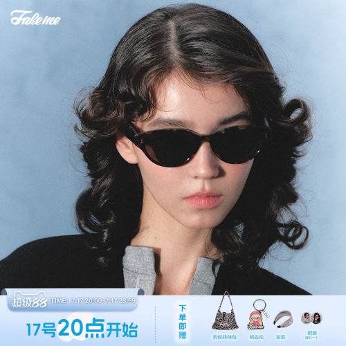 Fakeme美拉德风猫眼墨镜太阳镜