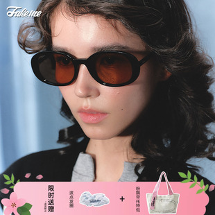 Quinoa 复古圆框 商家自播 Fakeme板材太阳镜防紫外线墨镜法式