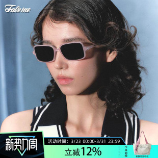 方框时尚 质感板材个性 太阳镜防紫外线德芙镜Bugle 宋茜同款 Fakeme