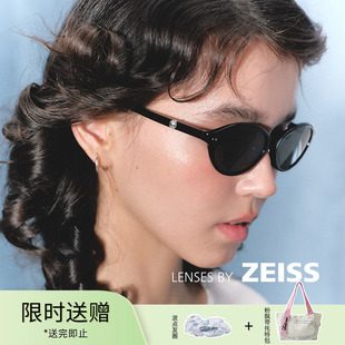 板材椭圆框蔡司镜片墨镜赫本镜 赫本镜 yaoll Fakeme 商家自播