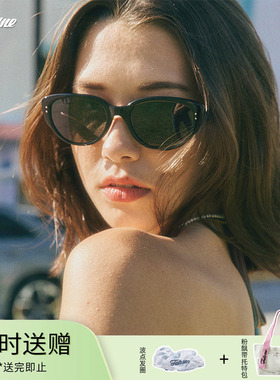 商家自播-Fakeme时尚板材猫眼墨镜防紫外线太阳镜 red zone