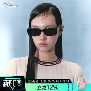 Nero 板材墨镜复古轻奢风防紫外线太阳镜囡囡镜 Fakeme 吴樾同款