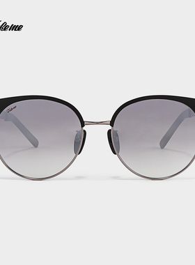 Fakeme 轻奢时尚ins防晒新款猫眼金属墨镜太阳镜小众韩系 Ralphie