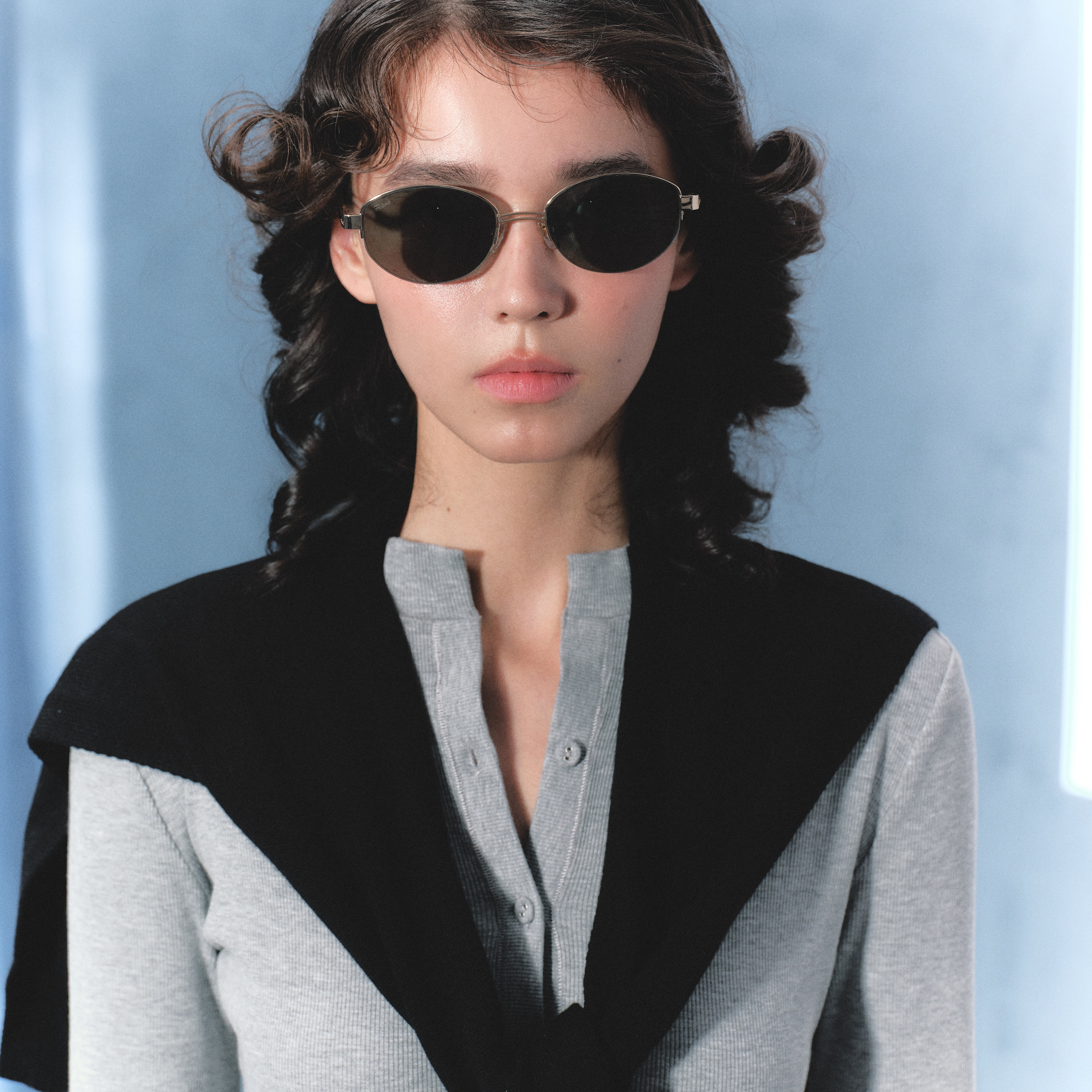 Fakeme质感时尚墨镜防紫外线太阳镜素颜光学眼镜女yexiangxiaojie