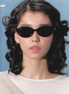 【胡可推荐】Fakeme 复古猫眼板材太阳镜素颜光学镜赫本镜 yaoll