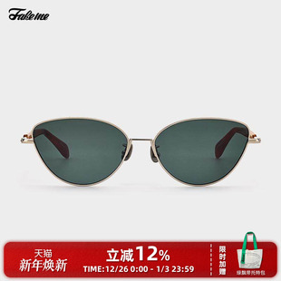 arran 防紫外线太阳镜中性 Fakeme 2025β钛猫眼墨镜超轻时尚