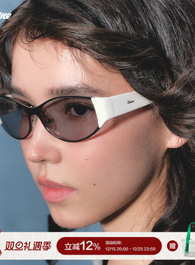 Fakeme时尚椭圆框复古太阳镜