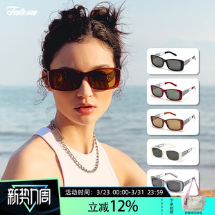 Blah 奢感板材方框墨镜太阳镜女防紫外线 Fakeme 孟子义同款