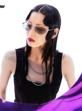 FakemeY2K男女彩色镜片墨镜