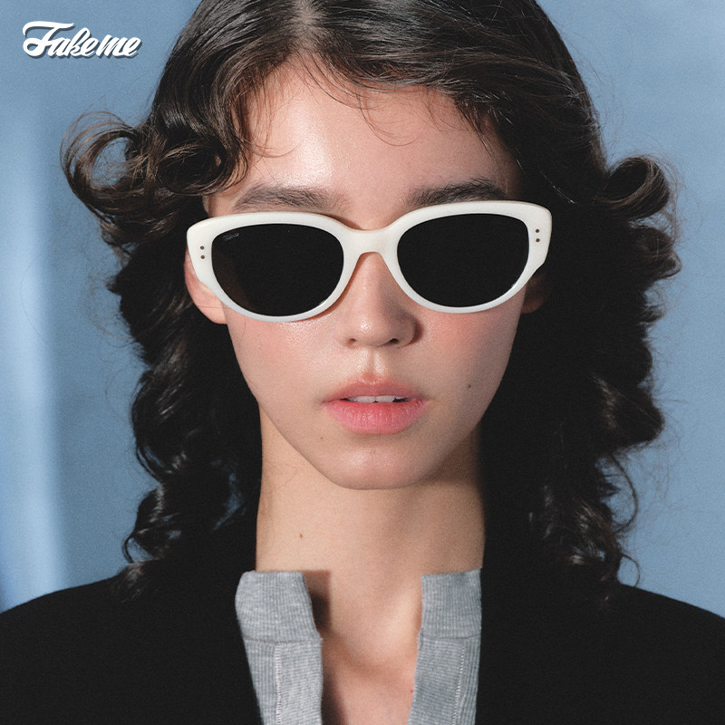 fakeme男女素颜猫眼眼镜架